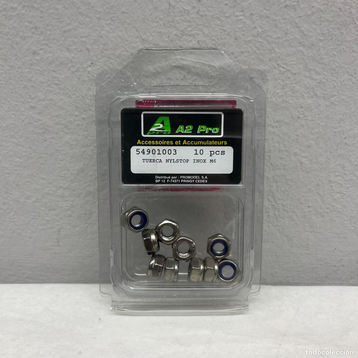 Hobbys: A2 PRO - TUERCA NYLSTOP INOX M6 - 10 PCS - REF. 54901003, A2P5490100 / 5536 - Foto 1