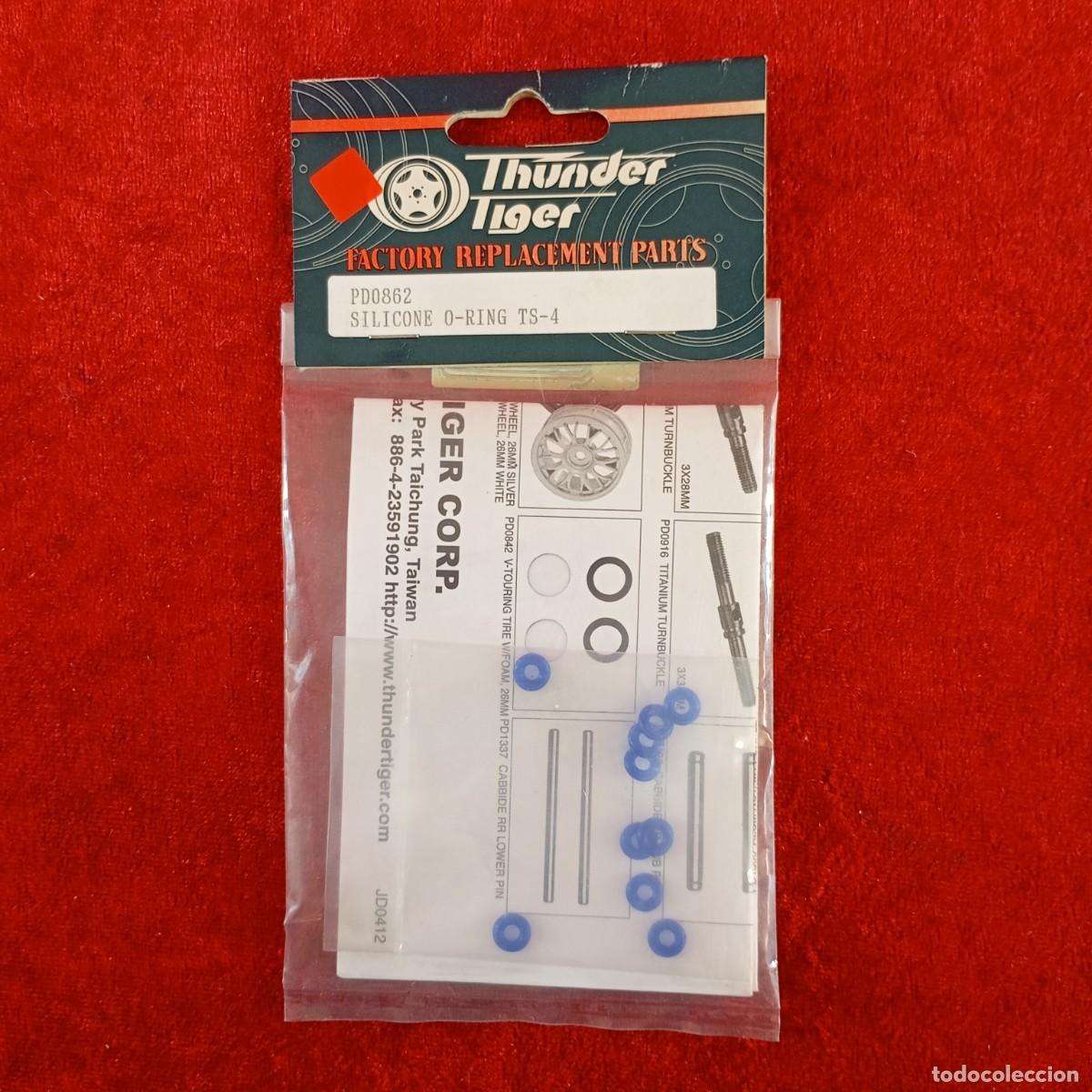 Hobbys: THUNDER TIGER - FACTORY REPLACEMENT PARTS - SILICONE O-RING TS-4 - REF. PD0862 / 6377 - Foto 1