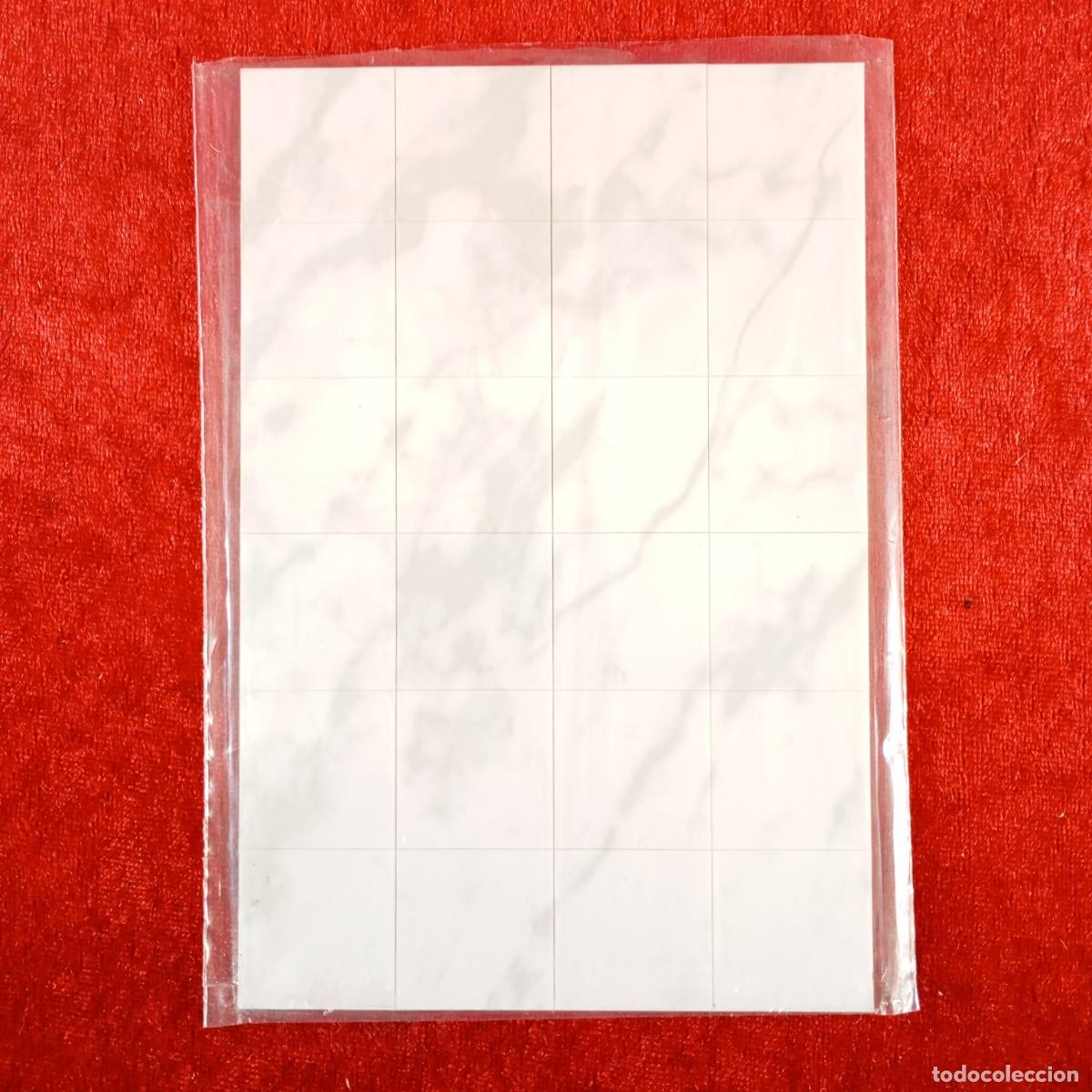 Hobbys: MODEL BUILDERS SUPPLY - WHITE MARBLE TILE - 48 PIEZAS - REF. #MT-12W - MODELISMO / 8310 - Foto 1