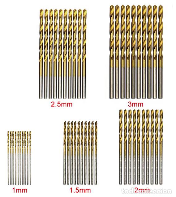 Hobbys: Set de 50 Brocas de 1 a 3 mm - Foto 1