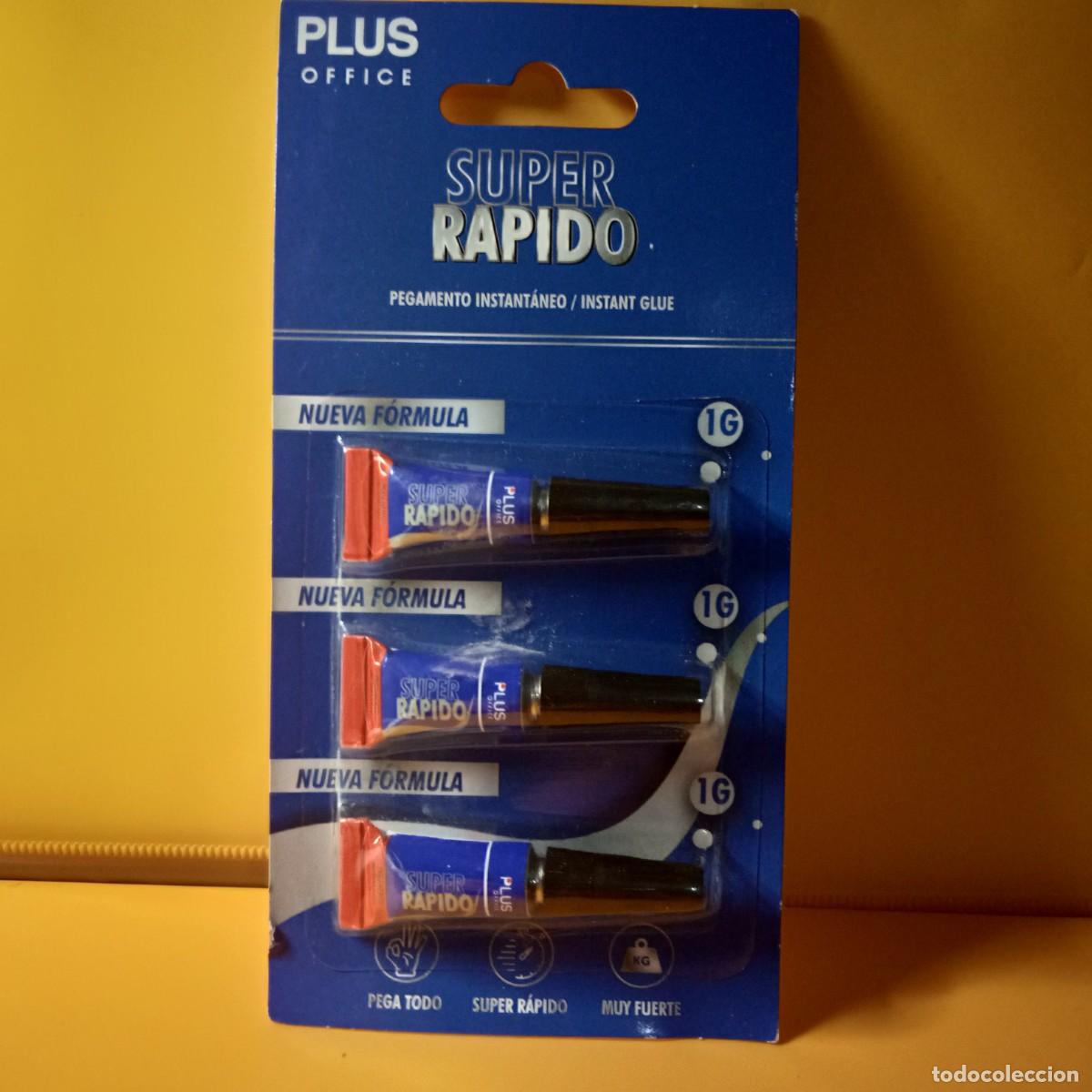 Hobbys: PLUS OFFICE: PEGAMENTO, ADHESIVO SUPER RAPIDO 3 UNDS X 1 GRAMO; MODELISMO , BRICOLAJE