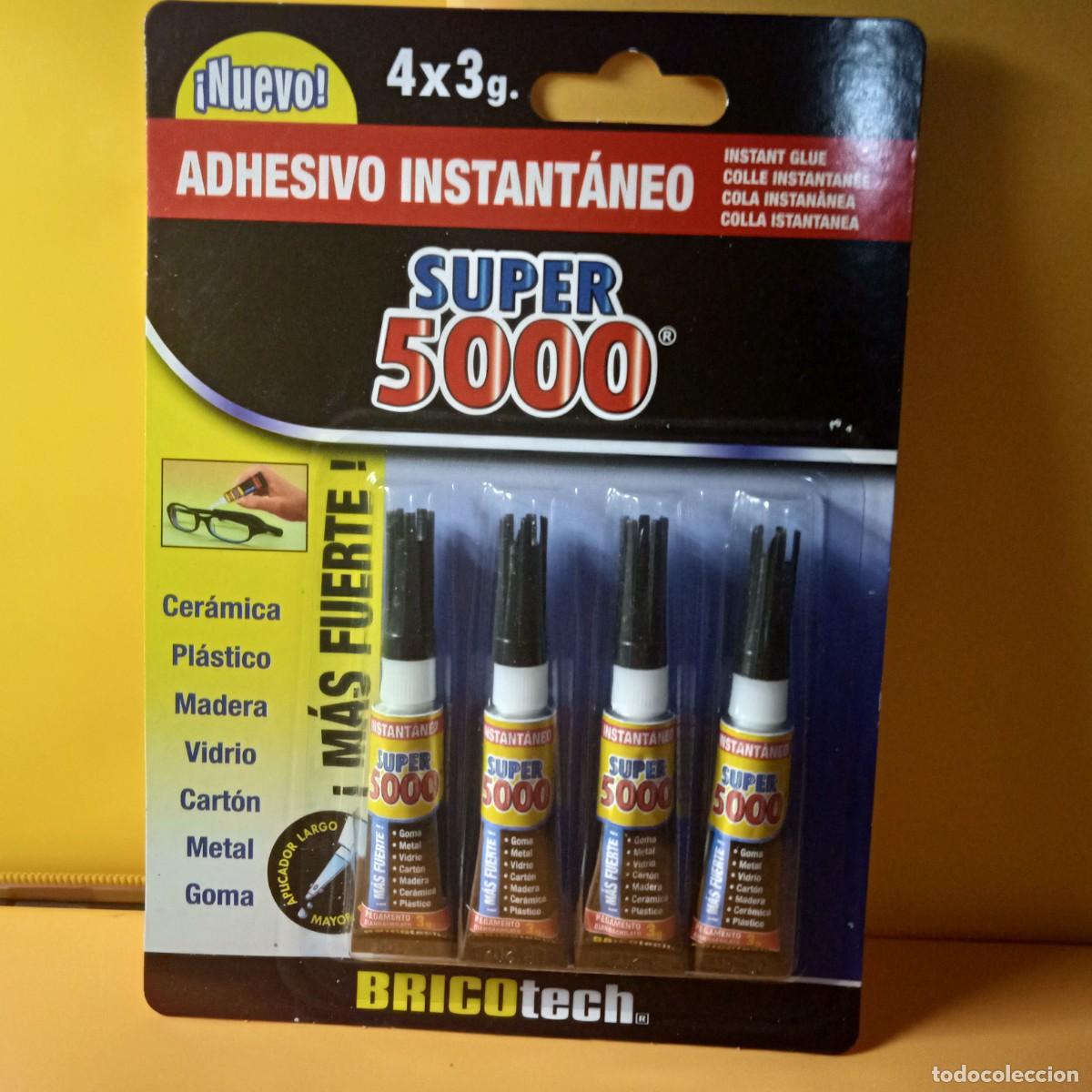 Hobbys: SUPER 5000: PEGAMENTO, ADHESIVO INSTANTANEO 4 UNDS X 3 GRAMO; MODELISMO , BRICOLAJE