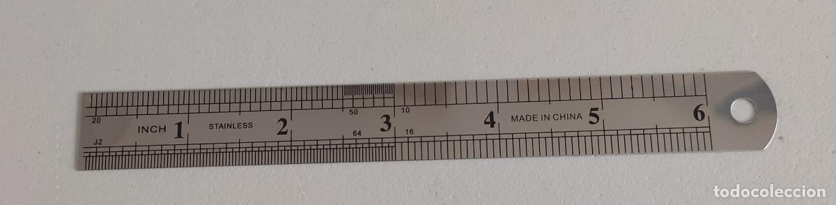 Hobbys: Regla de metal 15 cm - Foto 2