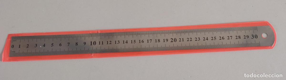 Hobbys: Regla Metal 30cm Acero Inoxidable - Foto 3