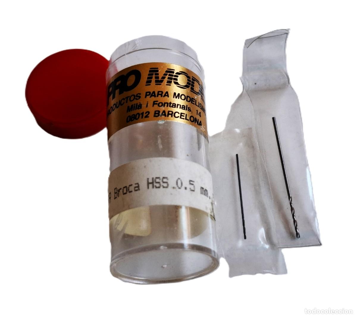 Hobbys: DOS BROCAS HSS 0.5 MM PARA MODELISMO - 2.5 Y 3.CM LARGO