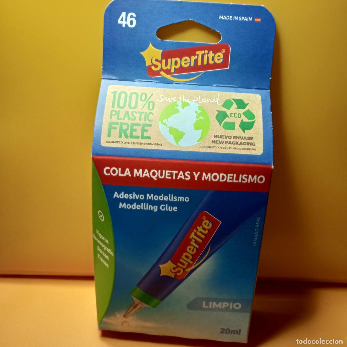 Hobbys: COLA PARA MAQUETAS (SUPERTITE) ADHESIVO PL&Aacute;STICOS ( 20 ML) ; MODELISMO , BRICOLAJE