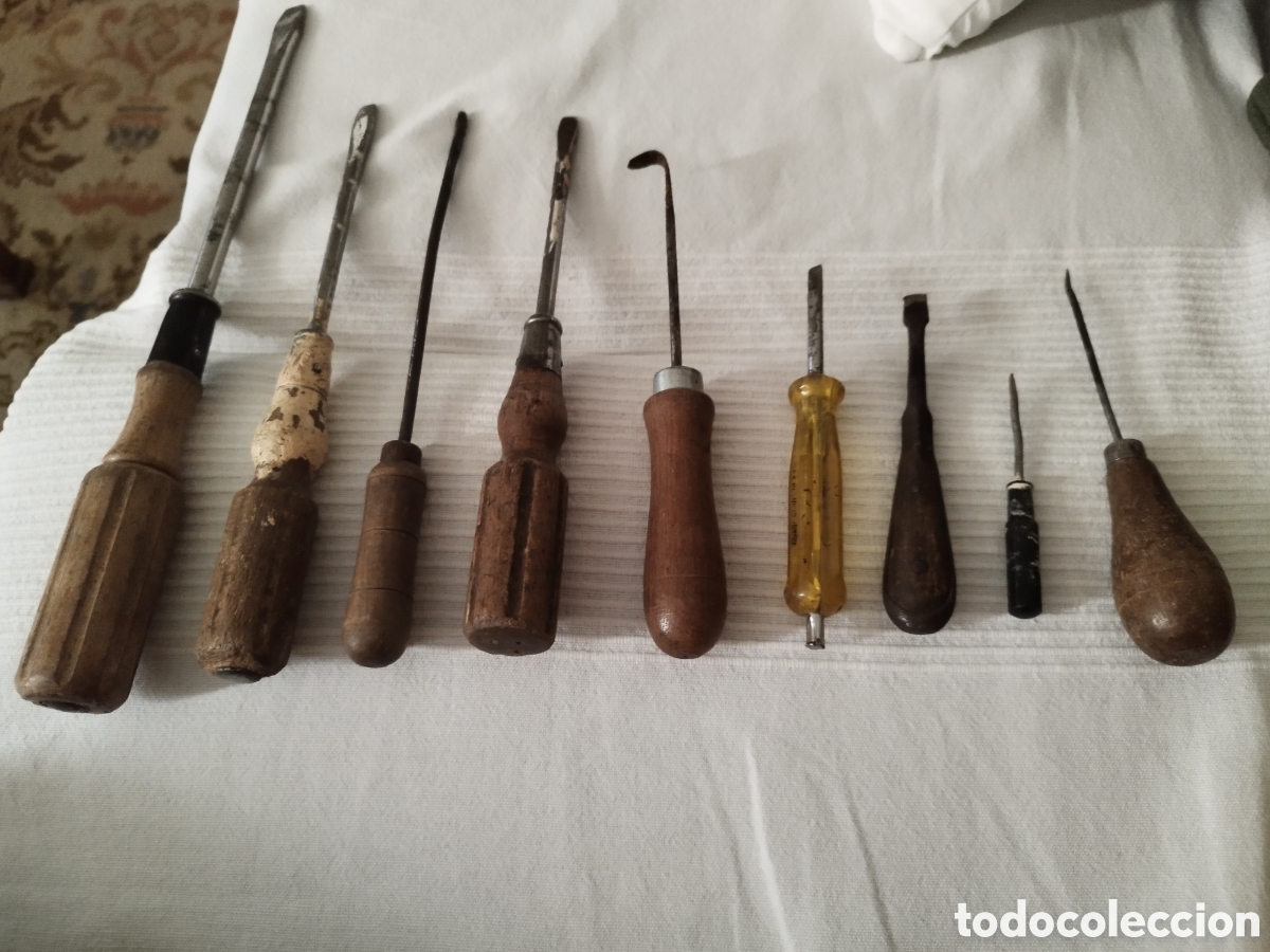 Hobbys: 9 destornilladores diferentes antiguos
