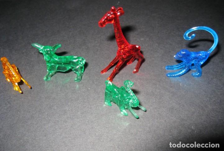 Hobbys: lote de peque&ntilde;os animales en pl&aacute;stico transparente - Foto 1