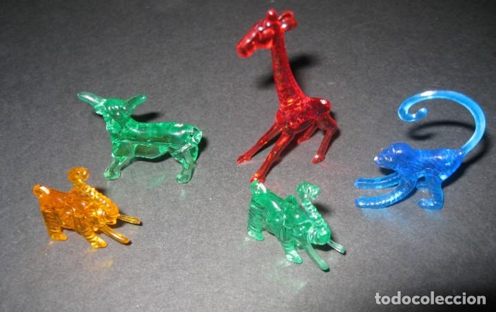 Hobbys: lote de peque&ntilde;os animales en pl&aacute;stico transparente - Foto 2