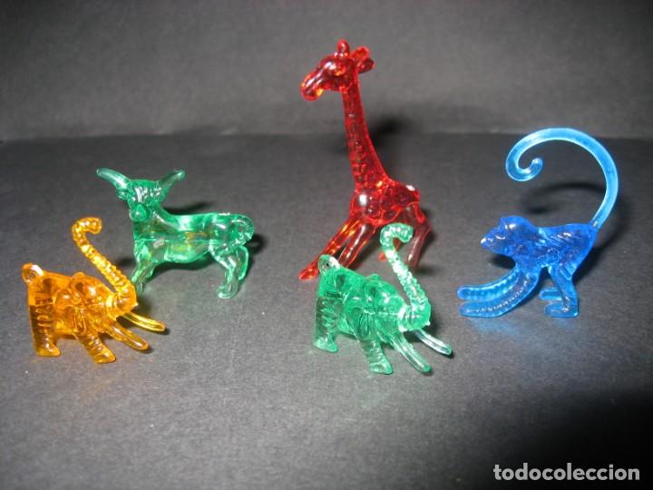 Hobbys: lote de peque&ntilde;os animales en pl&aacute;stico transparente - Foto 4