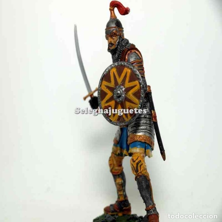 Hobbys: Guerrero Mongol Soldado Plomo escala 90 mm Altaya - Foto 2 - 139923285