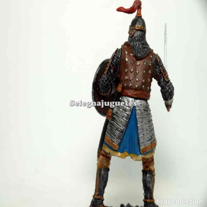 Hobbys: Guerrero Mongol Soldado Plomo escala 90 mm Altaya - Foto 4 - 139923285