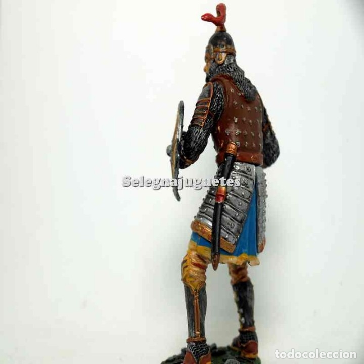 Hobbys: Guerrero Mongol Soldado Plomo escala 90 mm Altaya - Foto 3 - 139923285