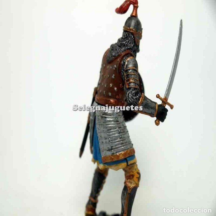 Hobbys: Guerrero Mongol Soldado Plomo escala 90 mm Altaya - Foto 5 - 139923285