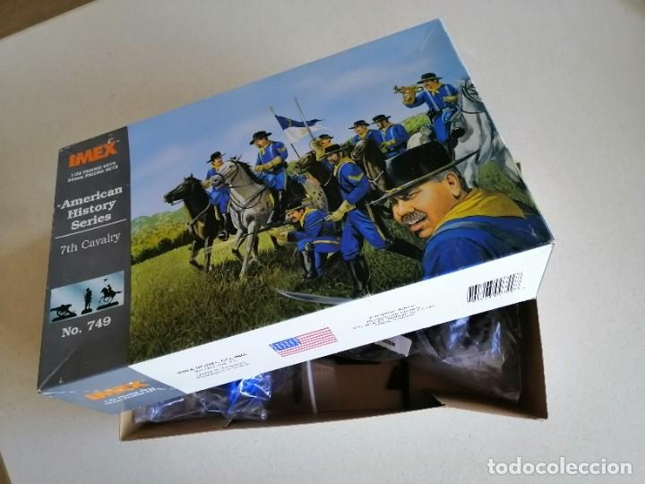 Soldats 1:32 - 7th Cavalry U.S. - Guerres Indiennes Custer - Waterloo 1815 Airfix