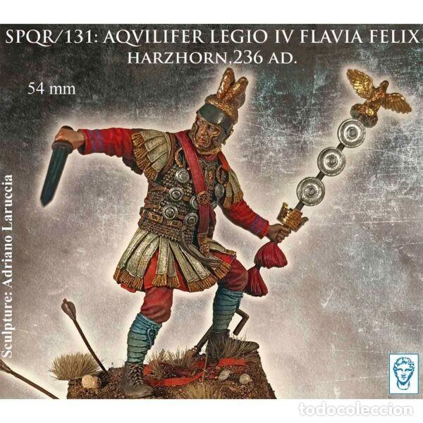 Hobbys: AQUILIFER LEGI&Oacute;N IV. 236 DC. Alexandros Models. 54 mm - Foto 1