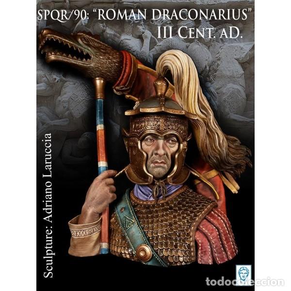 Hobbys: DRACONARIUS ROMANO. Siglo III DC. Busto. Alexandros Models. 200 mm - Foto 1