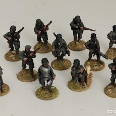 Hobbys: 28MM GREAT WAR MINIATURES WORLD WAR I GERMAN SQUAD IN GAS MASK PRO PAINTED. Lote 353452623