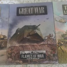 Hobbys: FLAMES OF WAR GREAT WAR & FATE OF A NATION & TROP LIGHTNING RULES BOOKLETS