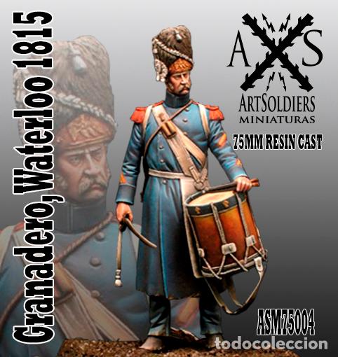 Hobbys: ASM75004 TAMBOR DE GRANADEROS, WATERLOO 1815 - Foto 1