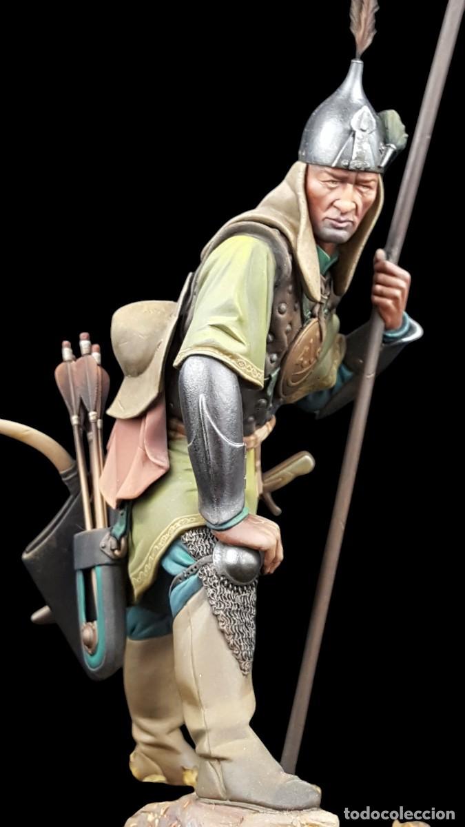 Hobbys: FIGURA GUERRERO MONGOL PINTADA A MANO - Foto 3