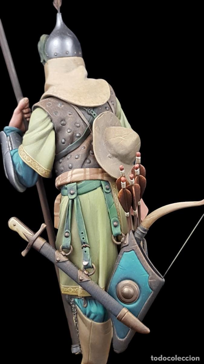 Hobbys: FIGURA GUERRERO MONGOL PINTADA A MANO - Foto 4