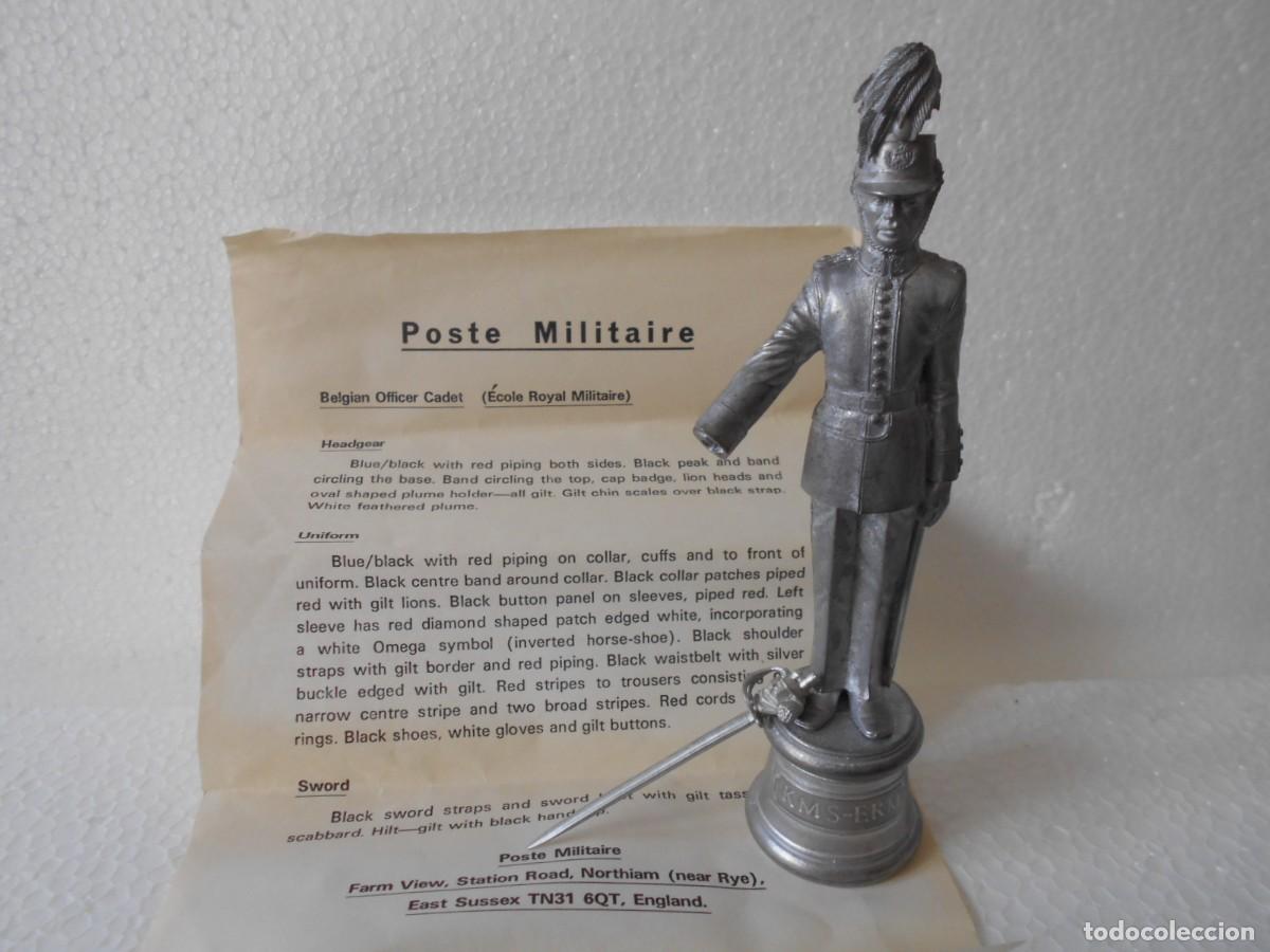 Hobbys: Soldado de plomo Poste Militaire de 100 mm. - Foto 2