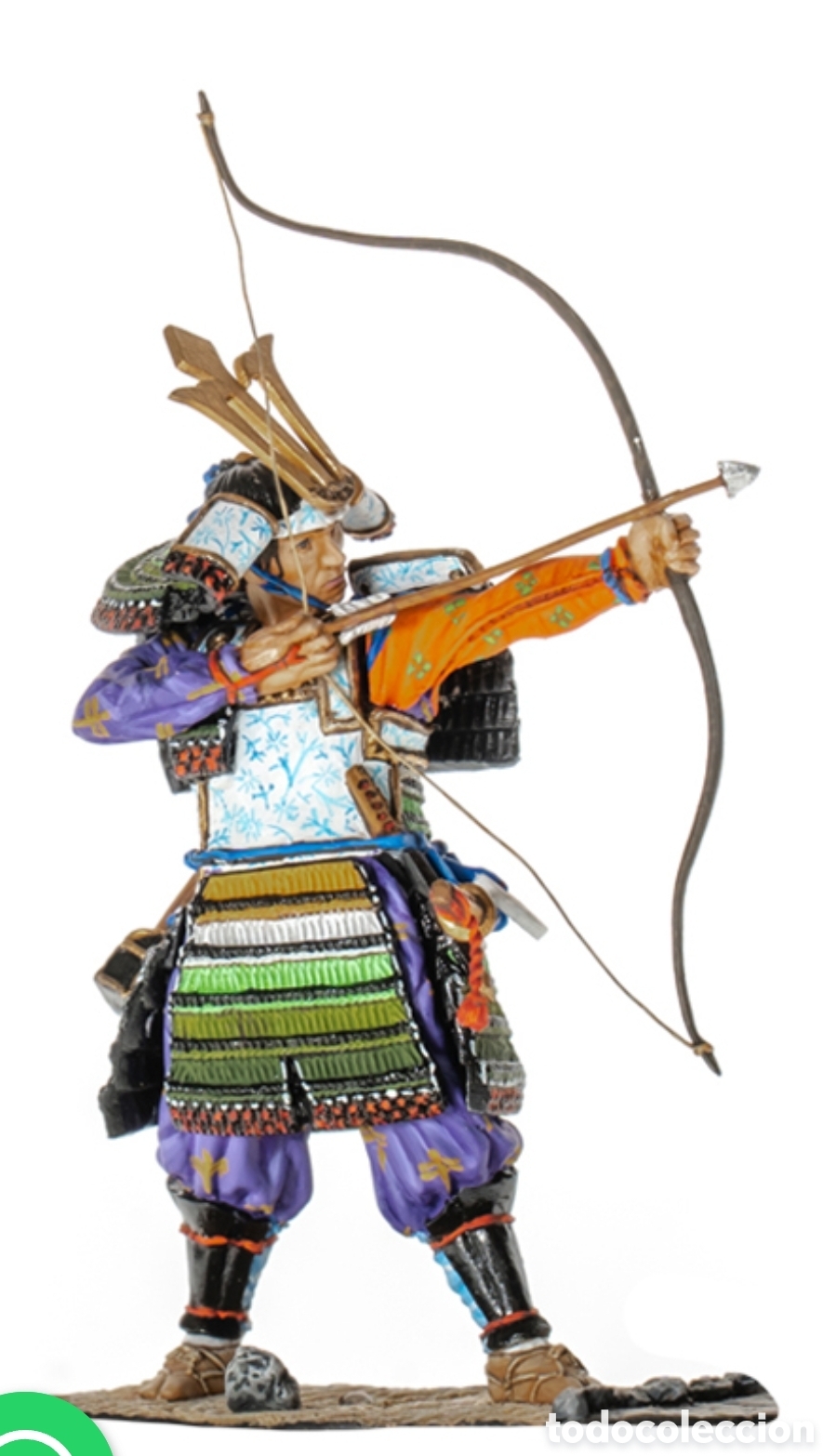 Hobbys: 2 Samurai Arquero Andrea Miniatures 54mm - Foto 5
