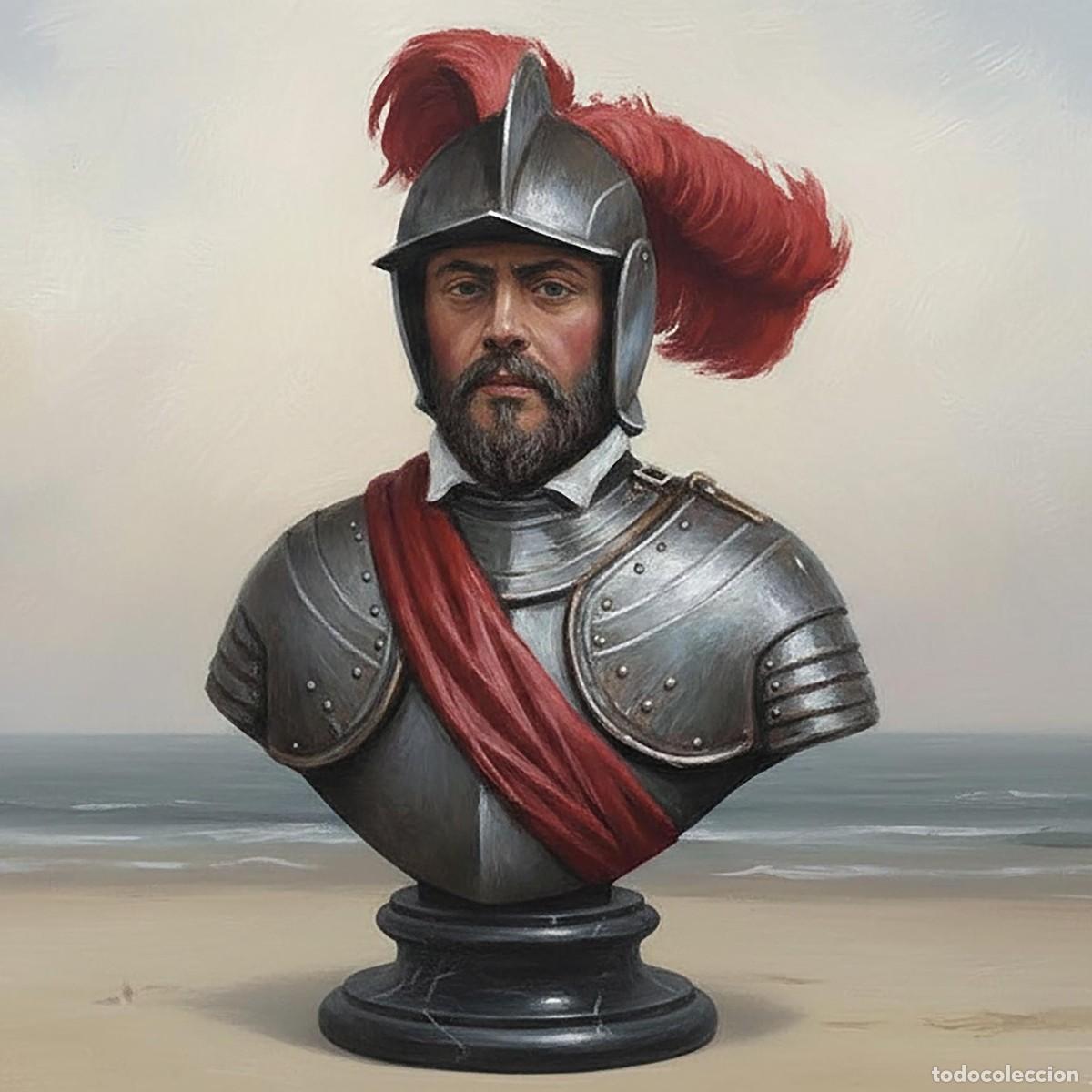Hobbys: HERN&Aacute;N CORT&Eacute;S. BUSTO 200 MM. ART GIRONA - Foto 1