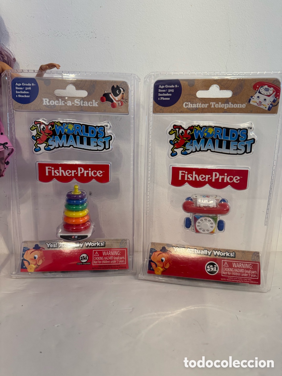 Hobbys: Lote 2 World's Smallest Fisher Price