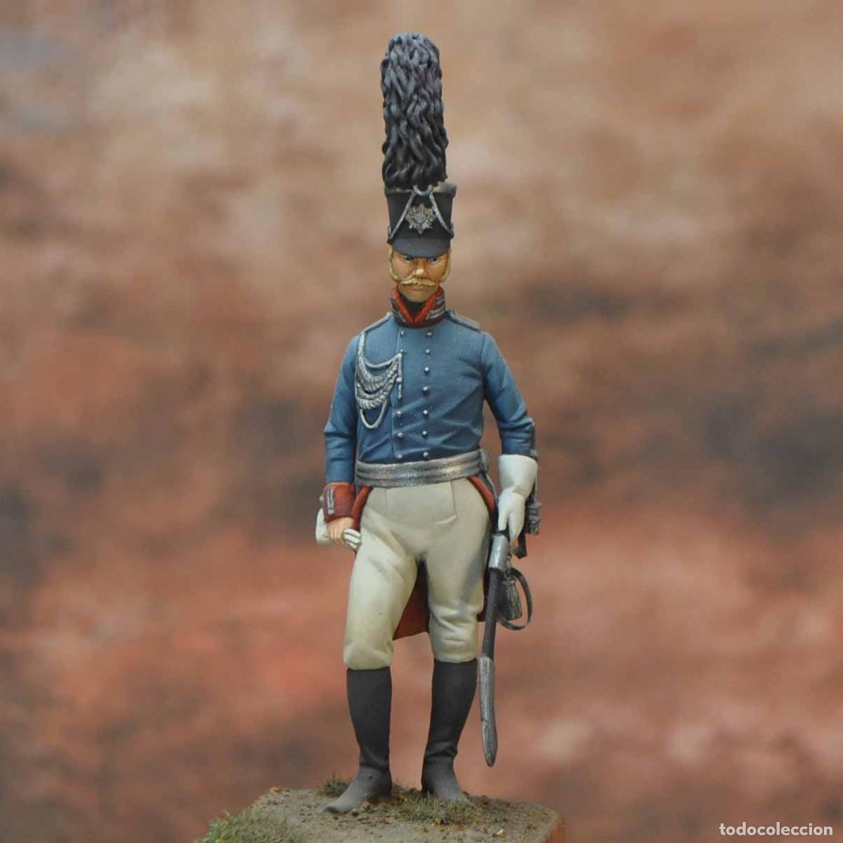 Hobbys: OFICIAL DE FUSILEROS DE LA GUARDIA, PRUSIA 1808. Art Girona. 54 mm