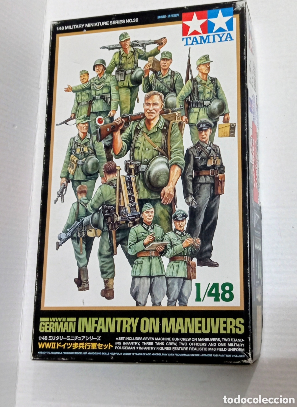 Hobbys: WW II GERMAN INFANTRY ON MANEUVERS - TAMIYA 1/48 MILITARY MINIATURE SERIES NO.30