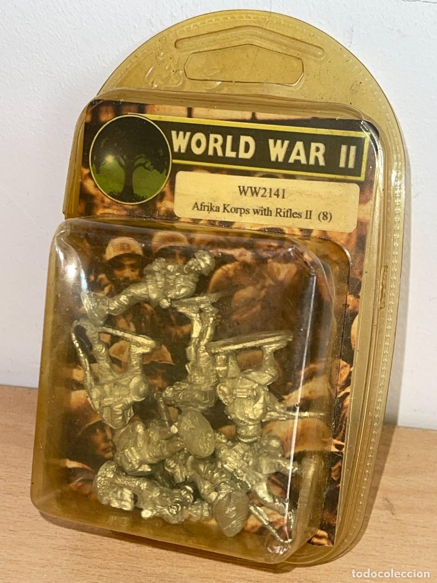 Hobbys: Black Tree Design World War II Afrika Korps with Rifles II (8) WW2141 Desert German Infantry 2&ordf;GM