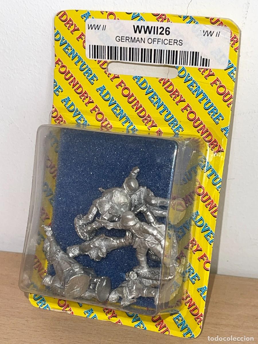 Hobbys: Foundry Miniatures World War II German Officers WWII26 Oficiales Alemanes 2&ordf;GM 28mm.