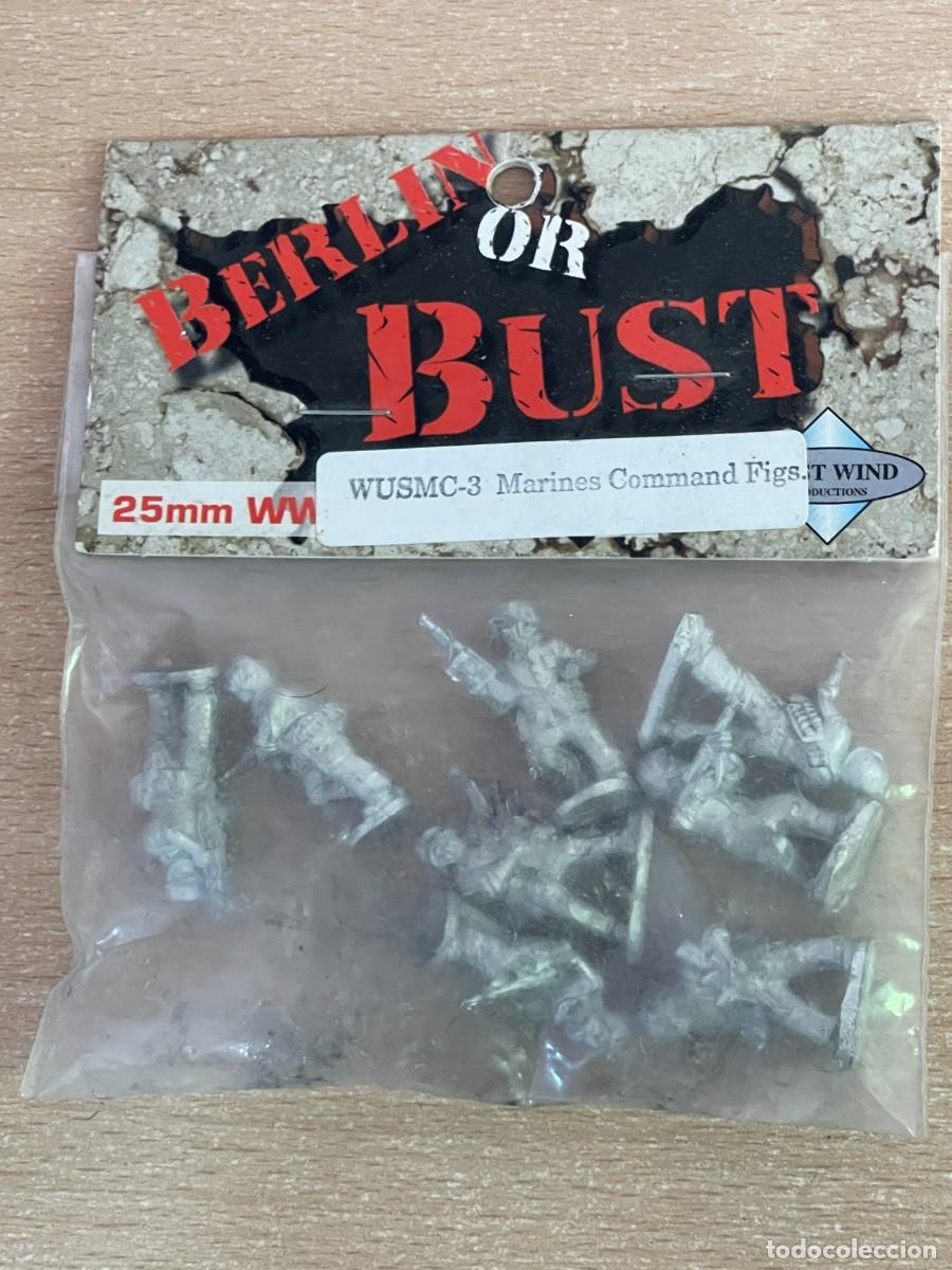 Hobbys: West Wind Berlin or Bust 25mm WWII WUSMC-3 Marines Command Figs 2&ordf;GM World War II US Army