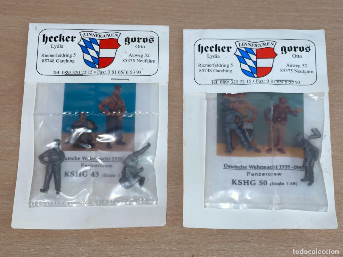Hobbys: Hecker Goros Deutsche Wehrmacht 1939-1945 Panzercrew KSHG 50 KSHG 43 1:48 Tripulacion Tanque Panzer