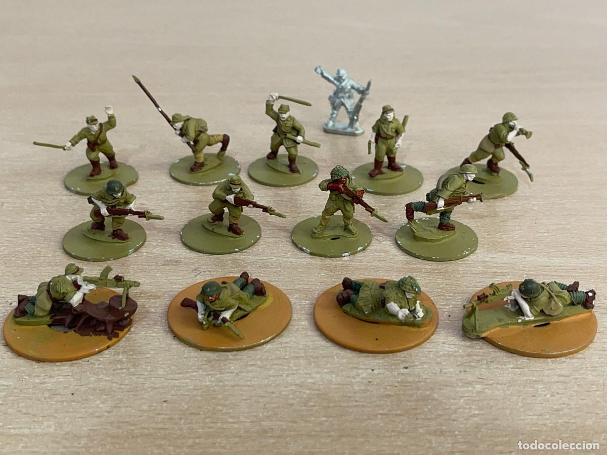 Hobbys: Lote 14 Miniaturas Plomo Pintadas World War II WWII 2&ordf;GM 28mm soldados Ej&eacute;rcito Japon&eacute;s japan army