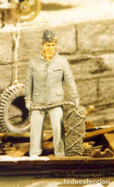 Hobbys: HECKER & GOROS : MHG 17 U-Boot, MATROSE mit FENDER, 1944 (KM)