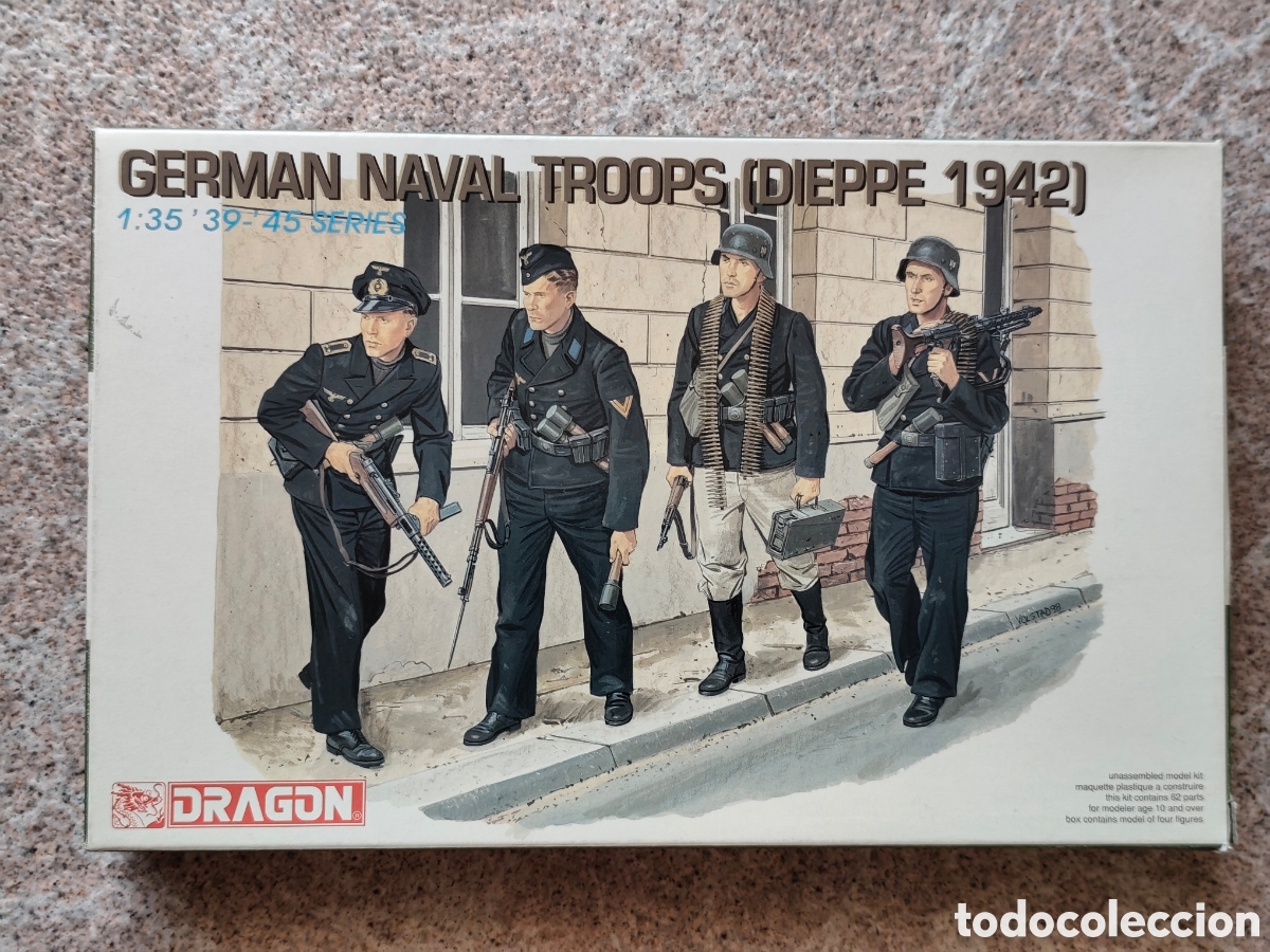 Hobbys: German naval troops Dieppe 1942 1:35 39-45 series n 6087 Dragon