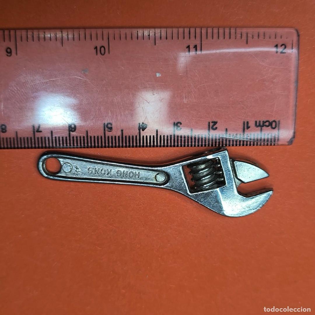 Hobbys: 001513BRI-llave inglesa funcional miniatura metalica 6,5 cm