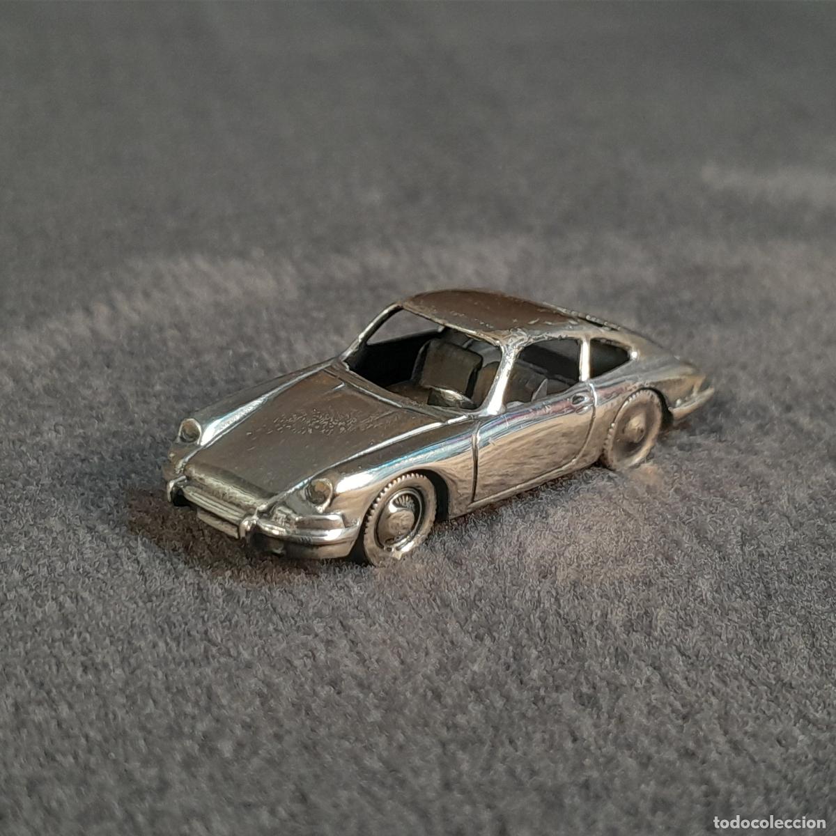Hobbys: MINIATURA EN PLATA DE LEY DE COCHE PORSCHE 911 COUPE. SIGLO XX.
