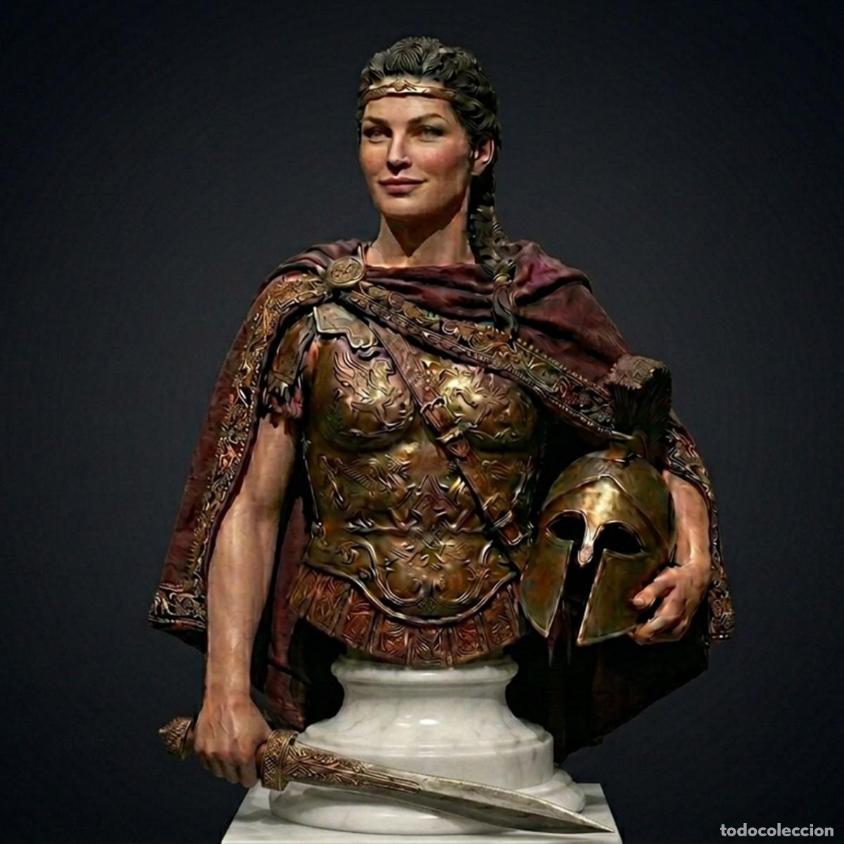 Hobbys: THALESTRIS, REINA DE LAS AMAZONAS. Art Girona. Busto en resina. Escala 1/9