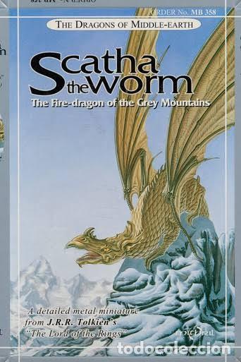Hobbys: The Lord of the Rings 'Scatha&trade; the Worm' The Dragons of MIDDLE-EARTH&trade; 32mm Mithril Miniatures