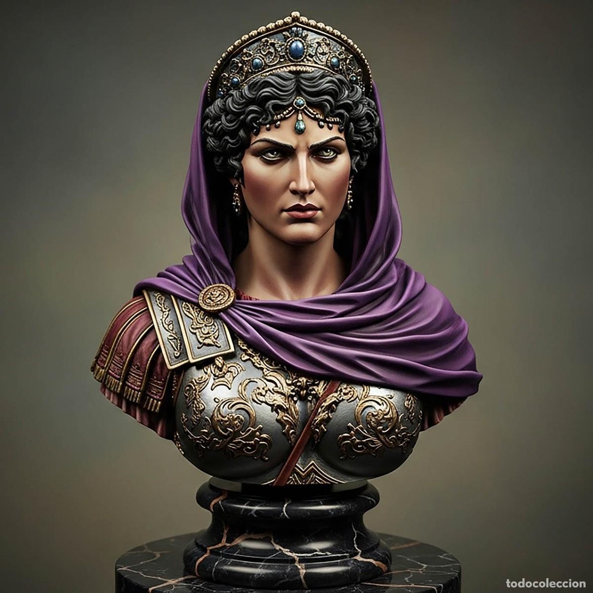 Hobbys: ZENOBIA, EMPERATRIZ DE PALMIRA. Art Girona. Busto en resina. Escala 1/9