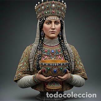 Hobbys: THEODORA DE B IZANCIO. Art Girona. Busto en resina. Escala 1/9