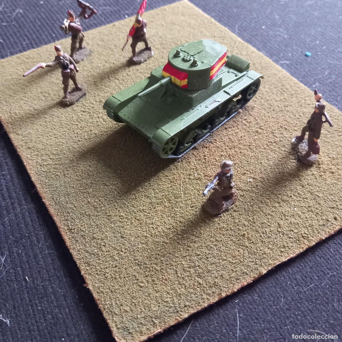 Hobbys: Diorama de la guerra civil espa&ntilde;ola,escala 1/72.