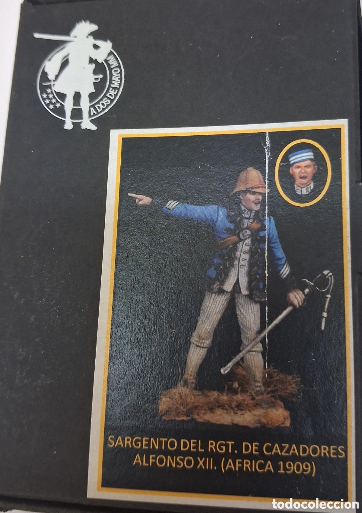 Hobbys: FIGURA PARA PINTAR DE SARGENTO DE CAZADORES DE ALFONSO XII. 54mm. 1909
