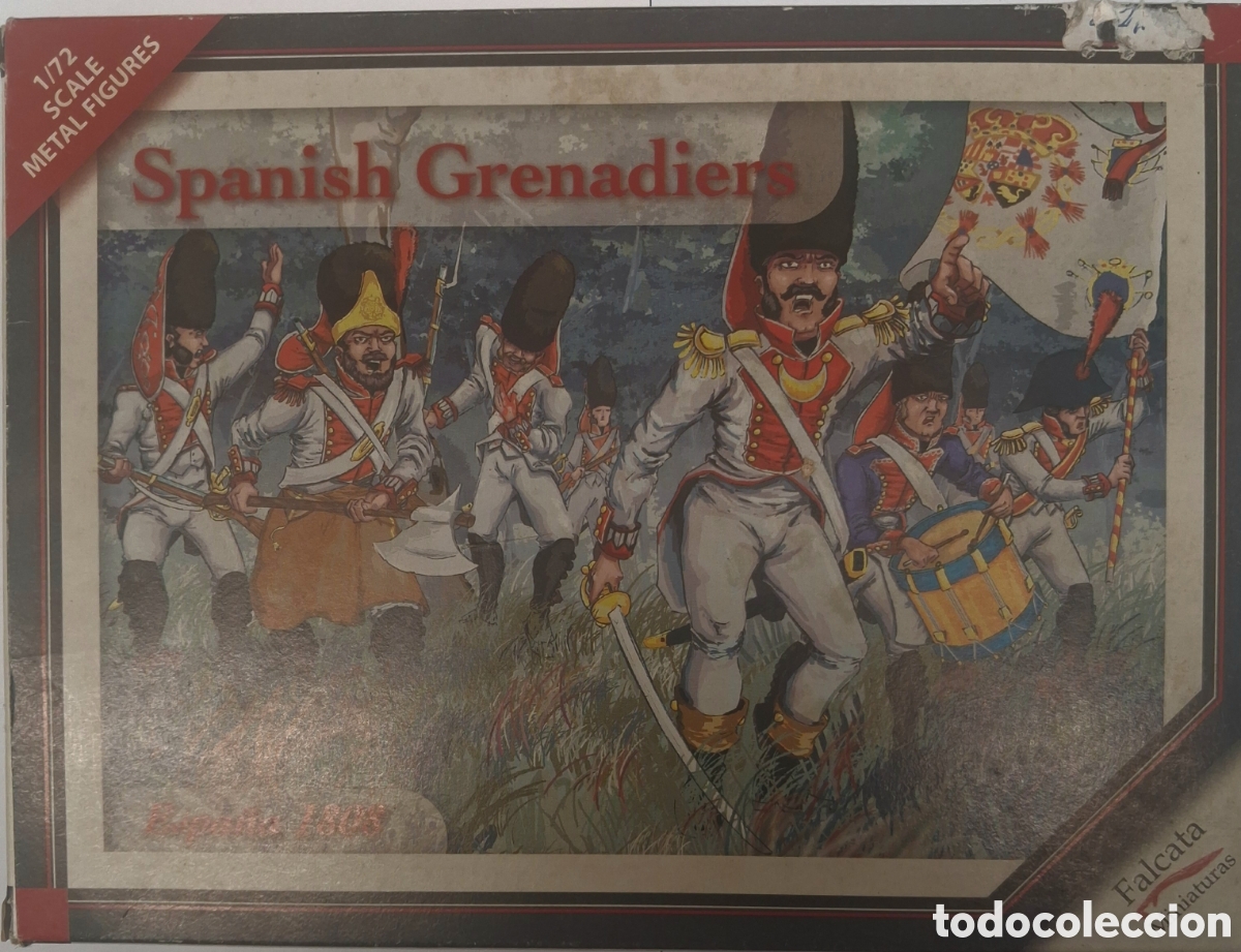 Hobbys: FIGURAS EN METAL DE GRANSADEROS EDPA&Ntilde;OLES GUERRA INDEPRNDENCIS. FALCATA MINIATURES. 1/72