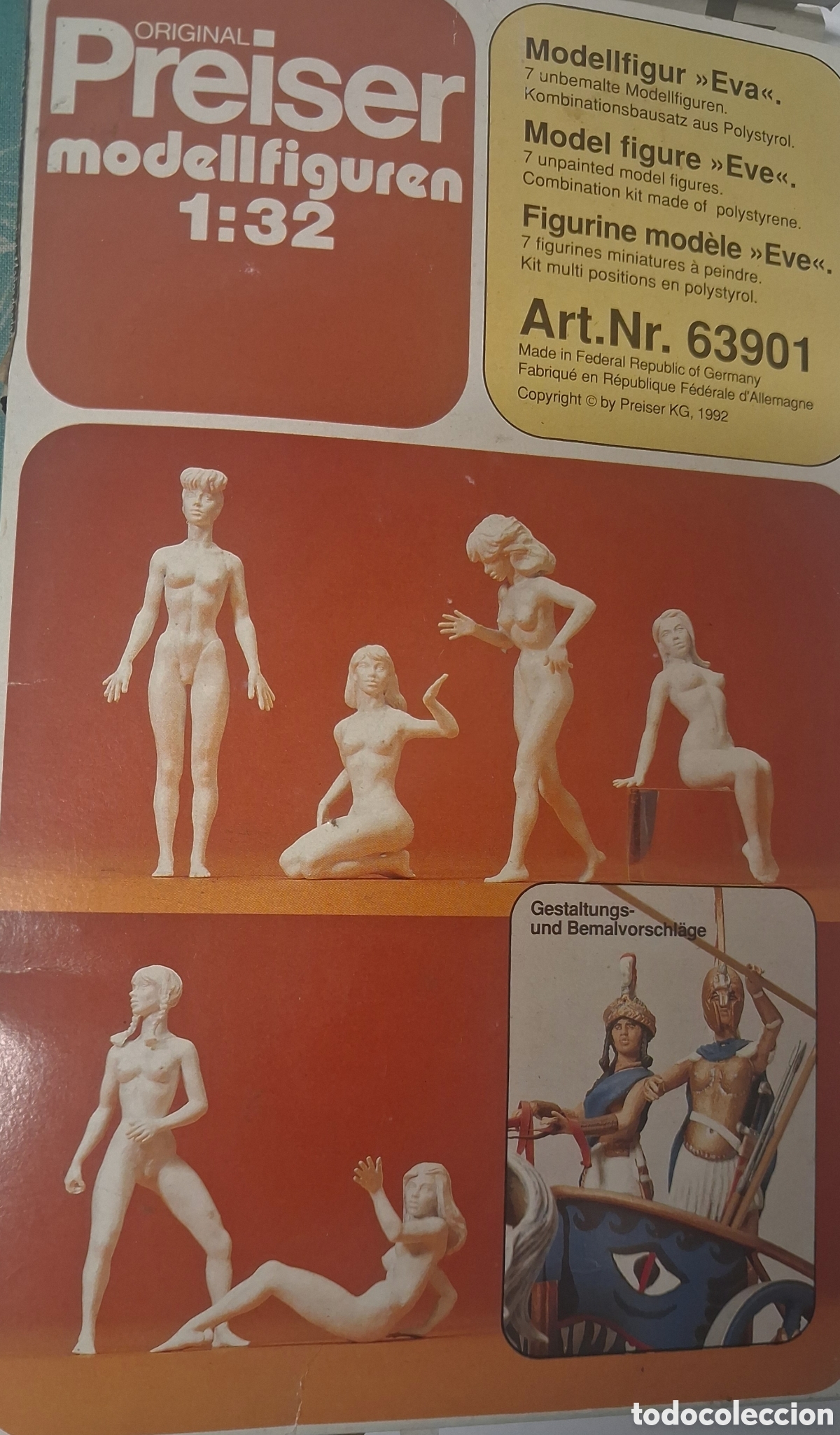 Hobbys: FIGURAS FEMENINAS DESNUDAS PARA MONTAR Y PINTAR. MARCA PREISER. 1/32
