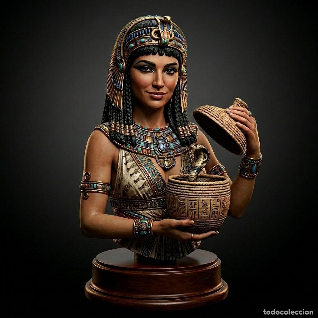 Hobbys: CLEOPATRA VII. Art Girona. Busto en resina. Escala 1/9